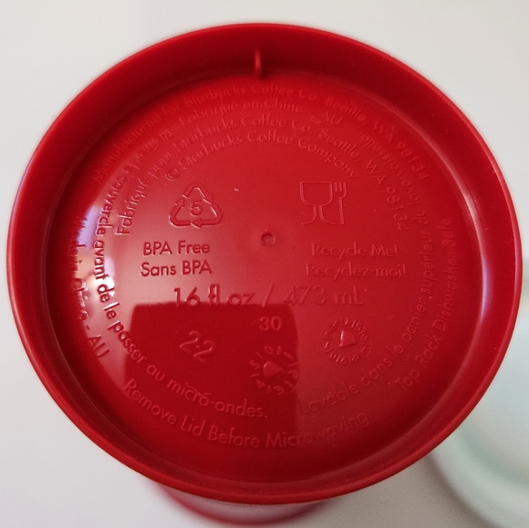 STARBUCKS 2022 Holiday Red Cup Christmas Xmas Reusable with Lid 16oz New - Picture 6 of 10